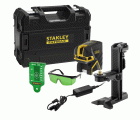 Nivel laser de cruz + 2 puntos – VERDE. 20 metros (50 metros con detector) ±3mm/m