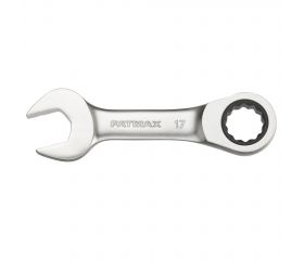 Llave combinada corta con carraca 17mm
