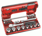 Cofre DBOX vasos 3/8” 12 caras métrico - 18 piezas - JL.DBOX112
