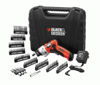 PP360LNKA-QW - Atornillador con cabezal pivotante 3.6V Litio incluye 98 accesorios y maletín