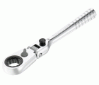 Trinquete 1/4'' ultra-compacto cabeza flexible 180° para vasos 1/4