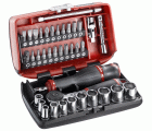 Cofre vasos 1/4” 6 caras métricas - 5,5-14 - R2NANO