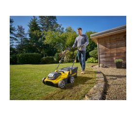 Escarificador sin escobillas V20 Li-Ion 2x18V 38cm con 2 baterías 4Ah