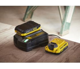 Pack: 2 baterías V20 18V Li-Ion 2Ah + Cargador 2A