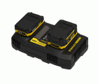 Cargador Dual V20 Li-Ion 18V 4A