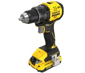 Taladro Atornillador BRUSHLESS V20 Li-Ion 18V 60Nm. Incluye 2 baterías Li-Ion 2Ah, cargador 1.25A y maletín Pro-Stack.