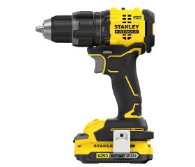 Taladro Percutor BRUSHLESS V20 Li-Ion 18V 60Nm. Incluye 2 baterías Li-Ion 2Ah, cargador 1.25A y maletín Pro-Stack.