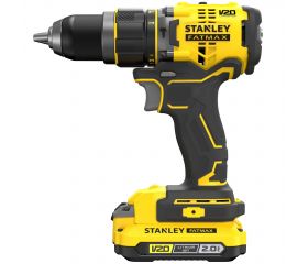 Taladro Percutor BRUSHLESS V20 18V 80Nm con 2 baterías Li-Ion 2Ah