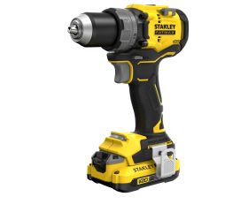 Taladro Atornillador BRUSHLESS V20 Li-Ion 18V 80Nm. Incluye 2 baterías Li-Ion 2Ah, cargador 1.25A y maletín