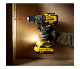 Taladro Percutor BRUSHLESS V20 Li-Ion 18V 80Nm. Sin batería/cargador