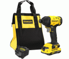 Atornillador de Impacto V20 Li-Ion 18V 170Nm. Incluye 1 batería Li-Ion 2Ah, cargador 1,25A y bolsa de transporte