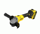 Mini-Amoladora BRUSHLESS V20 Li-Ion 18V 125mm con batería, cargador y maletín ProStack.