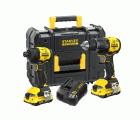 Aspirador Escoba para Sólidos V20 Li-Ion 18V 2en1. Incluye 1 batería Li-Ion 2Ah y cargador compacto