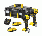 Aspirador Escoba para Sólidos V20 Li-Ion 18V 2en1. Incluye 1 batería Li-Ion 2Ah y cargador compacto