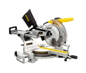 Ingletadora Telescópica de doble bisel deslizante 1.800W Ø254mm