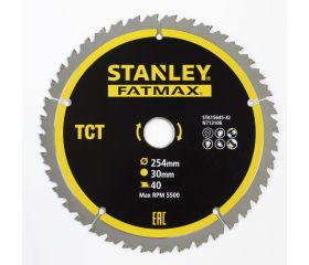 Hoja TCT. ø 254x30 mm. 40 dientes. Para ingletadoras.