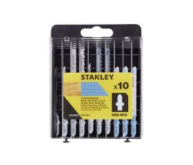 Juego de 10 hojas para cortes en madera y metal en estuche tipo Cassette