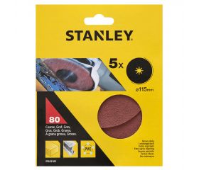 5 Discos de lija base fibra ø 115x22 mm