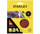 5 Discos de lija base fibra ø 125x22 mm. Grano 80