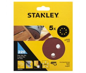 5 Discos ø 115 mm. Para lijadora rotorbital. Grano 320