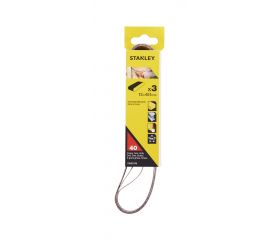 3 Cintas para lima eléctrica 13 x 451mm. Grano 40.