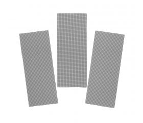 3 hojas de lija de malla 1/3  (93x190mm), no velcro. Grano 120