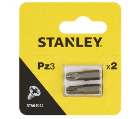 2 puntas Pozidriv Pz3 25mm