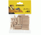 40 espigas para ensamblar ø 8x40 mm.