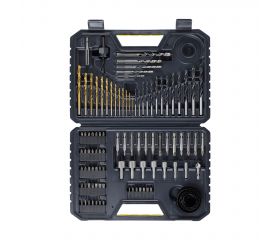 Juego mixto de 100 piezas para taladrar y atornillar STANLEY®