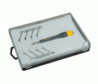 Juego de destornillador de precisión FATMAX® con 8 puntas intercambiables. Planas 1, 1.2, 1.5, 1.8, 2, 2.5. Phillips PH000 y PH00.