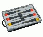 Juego de 6 destornilladores de precisión FATMAX® fijos Planas 1, 1.2, 1.5 e 1.8. Phillips: PH000 y PH00