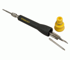 Juego de destornillador de precisión FATMAX® con 16 puntas intercambiables. Planas 1, 1.2, 1.5, 1.8, 2, 2.5. Phillips PH000 y PH00. Torx T5, T6, T7 y T8. Hexagonales 0.9, 1.3, 1.5 y 2