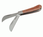 Cuchillo doble hoja para electricistas