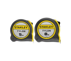 Twin Pack Flexómetro STANLEY® TYLON™ 5m (19mm Ancho) 8m (25mm Ancho)