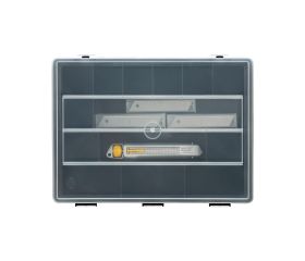 Cúter Interlock 18mm + Organizador + 50 cuchillas 18mm