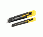 Pack de 2 cúteres STANLEY® con bloqueo deslizante - 9mm y 18mm