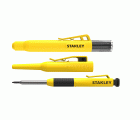 Kit de Marcador de Lápiz + 6 Minas de Gráfito en Tubo STANLEY®