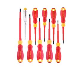 Juego de 10 destornilladores Cushion Grip Aislados