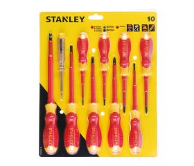 Juego de 10 destornilladores Cushion Grip Aislados