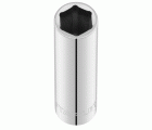 Vaso largo 6 caras 1/4' 9mm