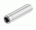 Vaso largo 6 caras 1/4' 9mm