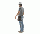 Bolsa para clavos con soporte para martillo