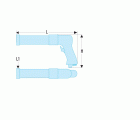 Pistola de cartucho 50 x  215 mm
