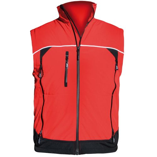 CHAQUETA SOFT SHELL OMEGA 2 EN 1 ROJA FERKO AR-20006