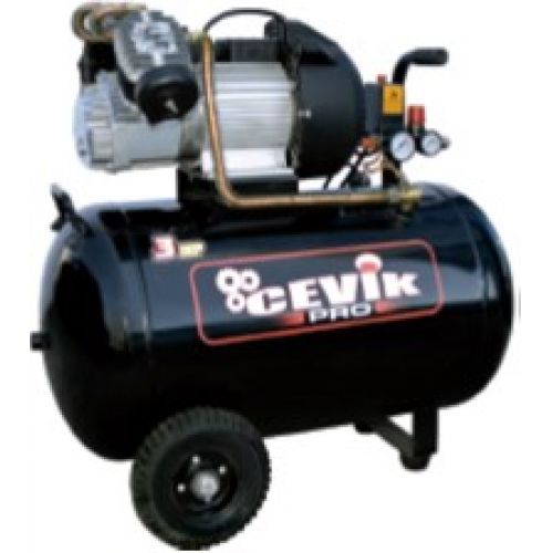 CEVIK PRO CA-PRO12SILENT Stille Luchtcompressor - 12L, 1 PK, 8 Bar, 115 L/min - Olievrij & Onderhoudsvrij