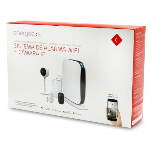 SISTEMA DE ALARMA WIFI + CAMARA IP002 ENERGEEKS EG-AW002PLUS