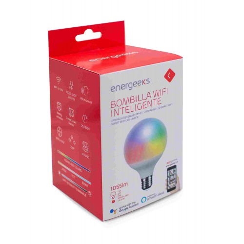 BOMBILA WIFI G95 11W 1055LM RGB+CCT ENERGEEKS EG-BWG9511W001