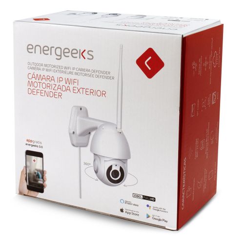 CÁMARA IP WIFI EXTERIOR MOTORIZADA ENERGEEKS EG-CIPEXT001