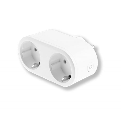 ENERGEEKS - ENCHUFE WIFI DOBLE C/MEDIDOR ENERGEEKS EG-EW006MC