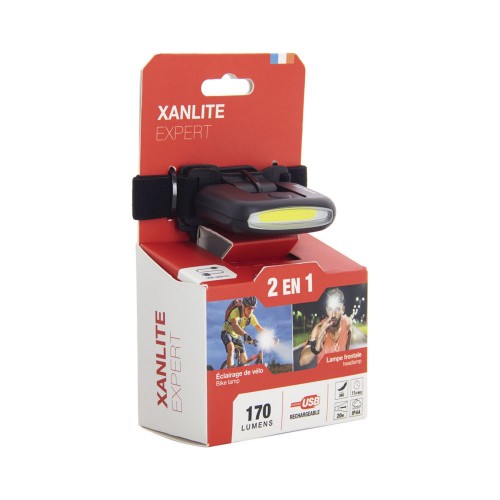 LINTERNA FRONTAL CABEZA 200 LUMENS XANLITE EG-FR200VEL